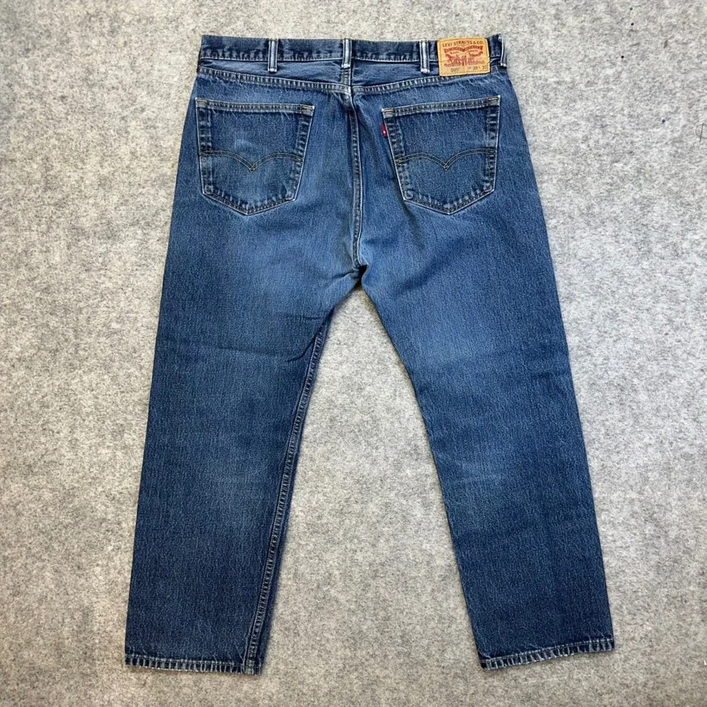 Lot of 5 Levi's 505 Straight Jeans Men's 38x30 Blue Denim Work Pants Bundle